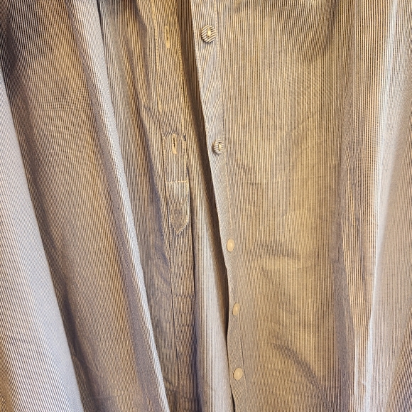 La Cera NWT Chambray Button Up Nightgown Comfort Wear XL 100% Cotton - Picture 5 of 9